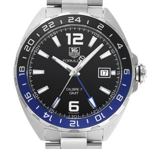 タグ ホイヤー TAG HEUER フォーミュラ1 キャリバー7 GMT WAZ211A.BA0875 ブラック メンズ 時計 【中古】