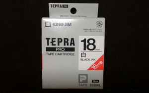 テプラ　カートリッジ新品未使用品　18mm