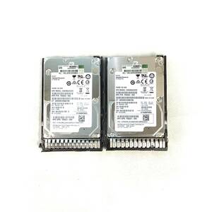 K6042367 HP 450GB SAS 15K 2.5インチ G8マウンタ HDD 2点【中古動作品】