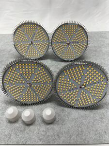 4個セット　SINJIAlight 植物育成ライトLED 120ｗ相当 暖色系 180個LEDチップ E26口金