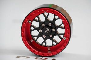 H-TECH　製 2.2インチホイール　Mesh Type Minus Offset Metal Beadlock Wheel - Narrow Width (HTW2.2-C0802)