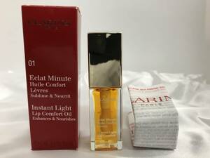 CLARINS クラランス リップコンフォートオイル #01 ハニー 7ml 未使用品 　#208316-34