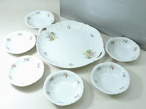 ▲10SK2617▲Rosenthal ローゼンタール CLASSIC ROSE クラシックローズ　B&Bプレート・取皿6点　洋食器　小皿　