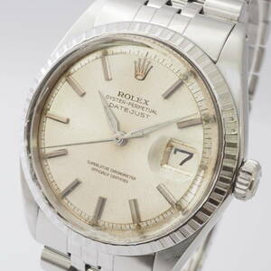 ロレックス オイスターパーペチュアル デイトジャスト ROLEX OYSTER-PERPETUAL DATEJUST Ref,1603 Cal,1560 メンズ 腕時計[3030927-AD2