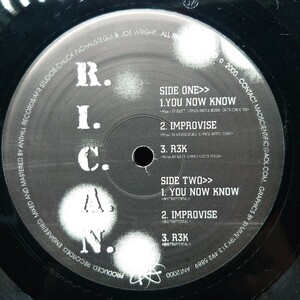 R.I.C.A.N『You Know Now』US盤/LP/レコード/#EYLP1572