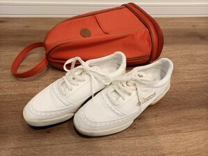 ellesse エレッセ ゴルフシューズ 23cm レディース 保管 中古現状品 k158