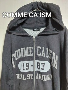 COMME CA ISM　コムサイズム　ジップパーカー パーカー　古着　