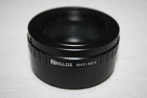 送料無料！ DOLLICE　M42-NEX　美品 M42レンズ- NEX ボディ マウントアダプター (検索：カメラレンズ/Nikon/Canon/Mamiya/一眼レフカメラ)