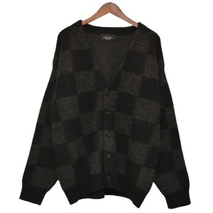 UNUSED　アンユーズド　2023AW　Checkered flag cardigan　チェッカーフラッグモヘヤカーディガン　8054000155958