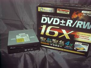 ★中古品★PLEXTOR製DVD-RWドライブ「PX-716A」★プレクスター★希少★名機★