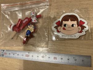 新品　ペコちゃん　コンパス　名札