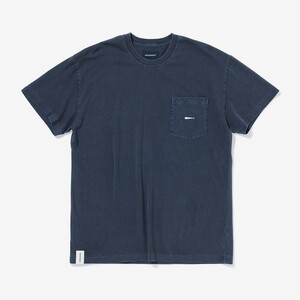 【１スタ】新品 定価11,000円 Size 2 DESCENDANT CACHALOT PIGMENT DYE SS 半袖Tシャツ ディセンダント 191ATDS-CSM03 NAVY 日本製 正規品