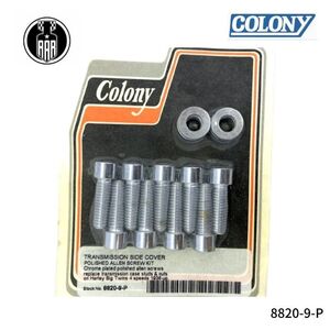 トランスミッション サイド カバー アレン スクリューキット ハーレーダビッドソン 8820-9-P colony コロニー