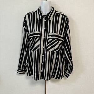 □□ZARA★長袖シャツ★S★超美品★クリックポスト￥185発送