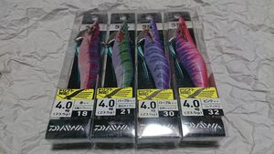 ダイワ エメラルダス ラトル 4.0号 23.5g 4個セット 新品6 daiwa 4本セット デカアオリ デカイカ モンスター アオリ 春イカ