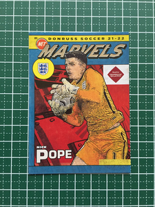 ★PANINI 2021-22 DONRUSS SOCCER ROAD TO QATAR #12 NICK POPE［ENGLAND／イングランド］インサートカード「NET MARVELS」★