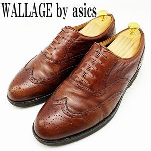 SY62/WALLAGE by asics ワラッジ アシックス ウイングチップ 26EEE ブラウン メンズ 革靴
