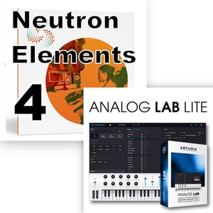 【正規品】iZotope Neutron 4 & Arturia Analog Lab Lite 未使用 シリアルナンバー AI 登録可 Mac/Win