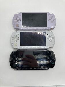 △SONY PSPまとめ3台　PSP-3000×1 PSP-2000×1 PSP-3000×1 ジャンク品