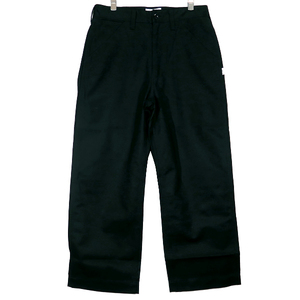 WTAPS ダブルタップス 22AW WOD/TROUSERS/COTTON.SERGE 222WVDT-PTM01 トラウザーズ コットン パンツ ブラック