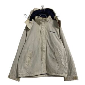 Timberland マウンテンパーカー ジャケット S ベージュ ティンバーランド アウトドア 古着卸 アメリカ仕入 a601-5541