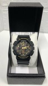 中古稼働品　カシオ Gショック CASIO G-SHOCK カモフラージュダイアル GA-100CF 迷彩