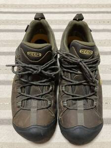  KEEN キーン TARGHEE 2 WP ターギー2 US8.5 26.5cm ブラウン系 ウォータープルーフ ヌバックレザー トレッキング ハイキング 防水シューズ