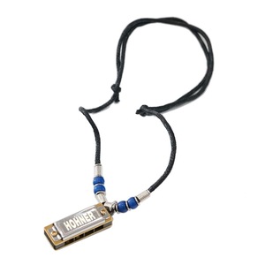 ホーナー ハーモニカ HOHNER Mini Harmonica Necklace Dark Blue ミニハーモニカ ネックレス