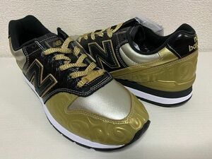 未使用 ニューバランス フランクミュラー new balance FRANCK MULLER CM996FMG ゴールド 金 サイズ27.5 [kn-0003]