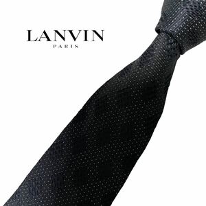 LANVIN ネクタイ 菱形柄 ドット柄 ランバン USED 中古 m383