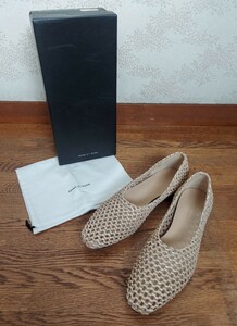 ADAM ET ROPE’ アダムエロペ シューズ パンプス 靴 メッシュ ストロー 古着 フラットシューズ バレエ フラット vintage ヴィンテージ 