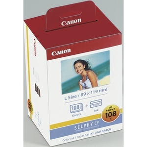 ■Canon/純正■SELPHY/セルフィー CPシリーズ対応/3パック108枚/Lサイズ■カラーインク/ペーパーセット KL-36IP 3Pack■新品■　★即決★