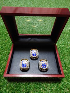 【奇跡の1円スタート】LA DODGERS 大谷翔平・フリーマン・ベッツ 豪華3大スター メモリアルリング 完全限定品