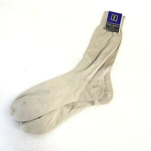 タグ付新中古★YVES SAINT LAURENT★靴下/ビジネスソックス【Mens size -24cm/Beige/ベージュ】socks◆CH8