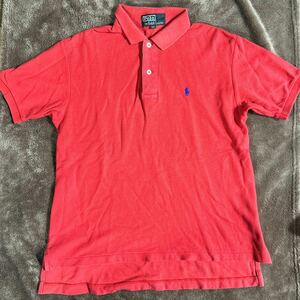 子供服キッズ☆ポロラルフローレンPOLO RALPH LAUREN☆半袖ポロシャツ 160サイズ☆赤レッド☆送料200円