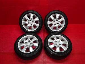 ホンダ エアウェイブ純正15インチホイール 4本 6J +50 4H 100 PIRELLI Cinturato P6 195/55R15 フィット グレイス シャトル HONDA ピレリ