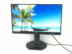 4K良品 PHILIPS 27型 液晶モニタ-　272P7V 　昇降・回転可能　4K（3840x2160)　2016年製　　（管：2E-M）