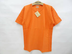 ホワイツビル 無地 Tシャツ Whitesville サイドリブ 半袖Tシャツ WV78930 オレンジ (M) 汚れあり 50%オフ (半額) 即決 新品
