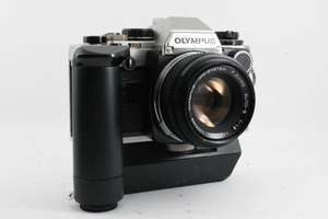 ★訳あり大特価★ OLYMPUS OM10 + F1.8 50mm + MANUAL ADAPTER + WINDER 2 #L641