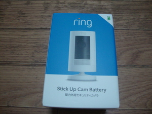 ★ 新品・送料無料 Ring Stick Up Cam Battery ホワイト バッテリーモデル 充電式セキュリティカメラ Amazonデバイス ★