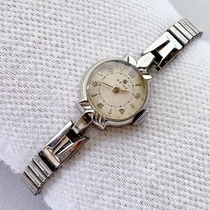 昭和レトロな　SEIKO レディース手巻き腕時計　稼動品　2針　☆