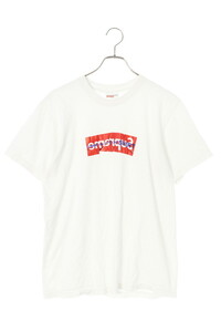 シュプリーム コムデギャルソン Tシャツ Box Logo Tee サイズ:M ペーパーアートボックスロゴTシャツTシャツ 中古 SB01