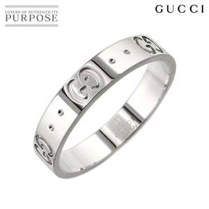 グッチ GUCCI アイコン #19 リング K18 WG ホワイトゴールド 750 指輪 Icon Ring 90250956