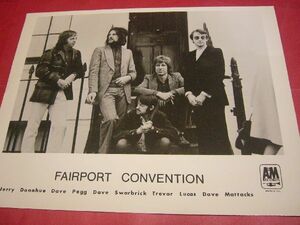 【稀少】公式プロモフォト 大判写真 フェアポート・コンヴェンション FAIRPORT CONVENTION A＆M RECORDS OFFICIAL PROMO PHOTO