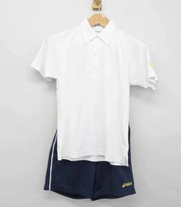 豊島岡女子学園指定体操服半袖ポロシャツ 短パンポロシャツ ゴルフ 半袖 NIKE BURBERRY Mサイズクリーニング済み白