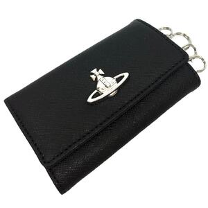 vivienne westwood ヴィヴィアンウエストウッド キーケース 51020001-40565 N404 VICTORIA KEY CASE ブラック 黒 未使用 aq9552