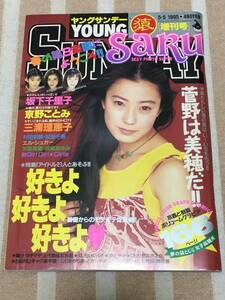 ヤングサンデー YOUNG SUNDAY 猿 SARU 増刊号 菅野美穂　他