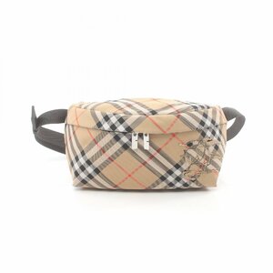 バーバリー ヴィンテージチェック ブランドオフ BURBERRY キャンバス ウエストバッグ ポリエステル/他 メンズ