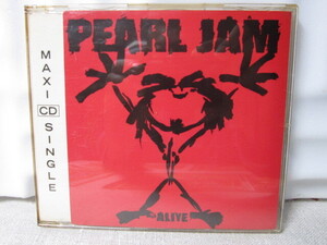 送料込み　再生確認済み PEARL JAM / ALIVE 輸入盤 シングル　パール・ジャム　アライヴ　ALIVE ONCE WASH