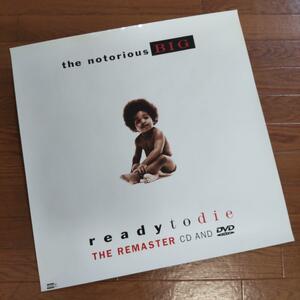 【当時モノ・非売品】THE NOTORIOUS B.I.G. / オフィシャル 特大ポスター READY TO DIE THE REMASTER 鬼Classicアルバム！